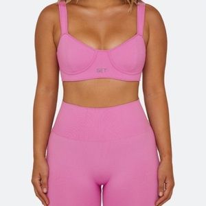 Set Active legging and bra set in Flamingo